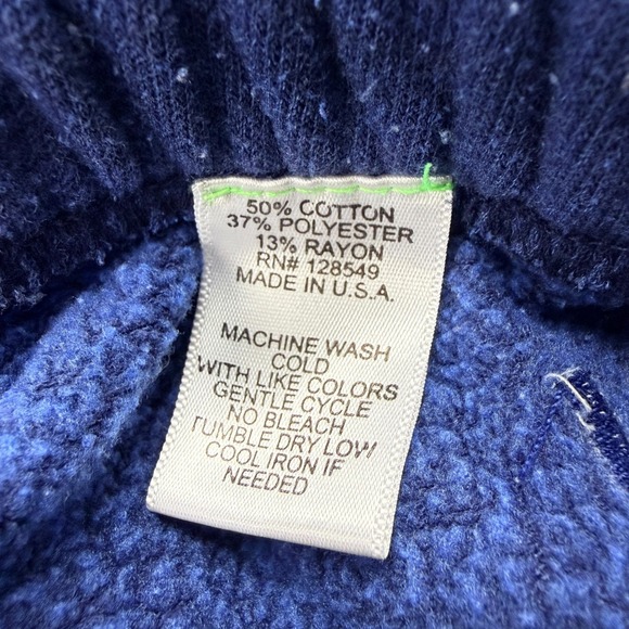 Aviator Nation Sweatpants Navy Blue Women Size L Rainbow Stripe Logo Made in USA - Picture 5 of 7